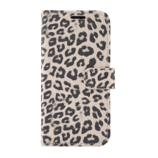 For iPhone 13 Pro Leopard Pattern Horizontal Flip PC + PU Leather Case with Holder & Card Slots & Wallet (Brown) by buy2fix