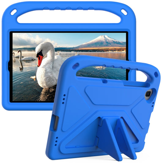 For Lenovo Tab M10 FHD Plus TB-X606F / TB-X606M Handle Portable EVA Shockproof Protective Case with Triangle Holder(Blue) by buy2fix