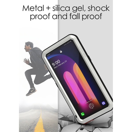 For LG V60 ThinQ 5G LOVE MEI Metal Shockproof Waterproof Dustproof Protective Case with Glass(Army Green) by LOVE MEI