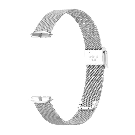 For Fitbit Luxe Clip-on Metal Watch Band(Silver) by buy2fix