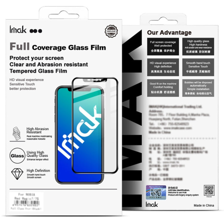 For OnePlus Nord 2 5G IMAK 9H Surface Hardness Full Screen Tempered Glass Film Pro+ Series by imak