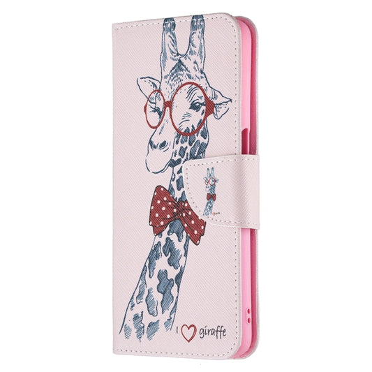 For OPPO A74 / A93 / A54 5G Colored Drawing Pattern Horizontal Flip Leather Case with Holder & Card Slots & Wallet(Deer) by buy2fix