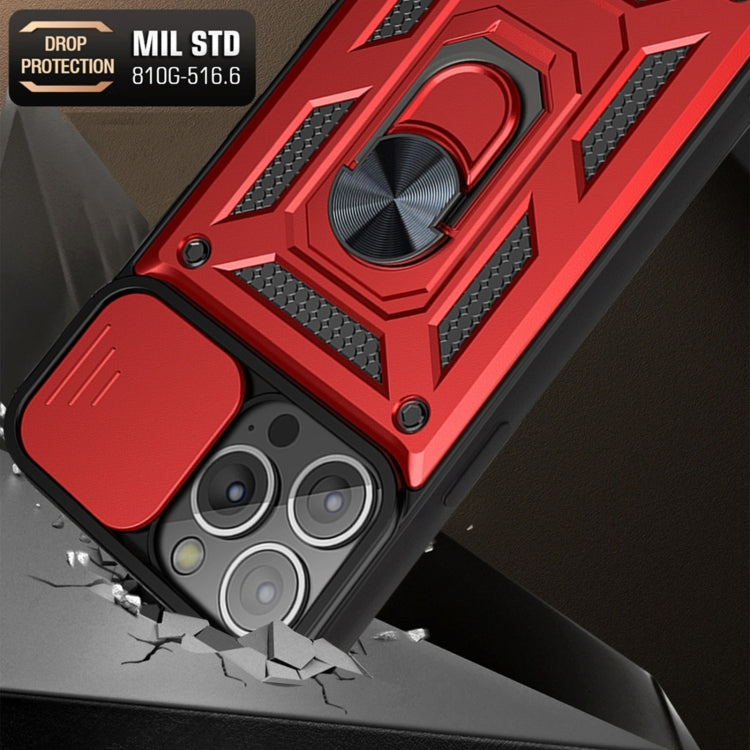 For iPhone 13 Pro Max Sliding Camera Cover Design TPU+PC Protective Case (Black) by buy2fix