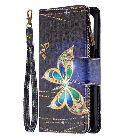 For OPPO A74 5G/A93 5G/A54 5G Colored Drawing Pattern Zipper Horizontal Flip Leather Case with Holder & Card Slots & Wallet(Big Butterfly) by buy2fix