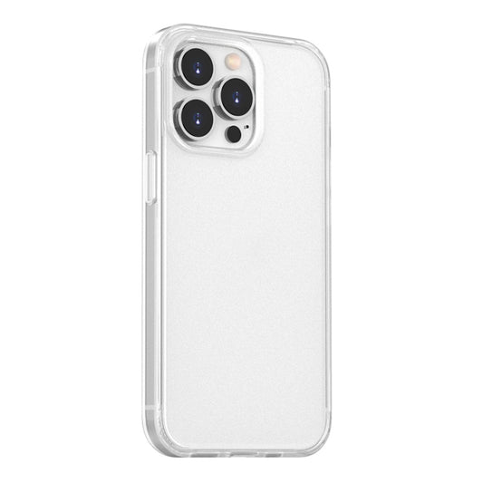 For iPhone 13 Pro Skin Feel Frosted PC + TPU Shockproof Case with Color Button (White) by buy2fix