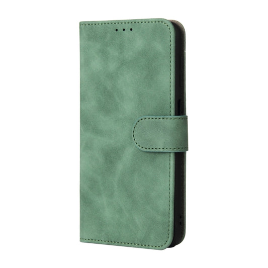 For Samsung Galaxy M32 (Global) Solid Color Skin Feel Magnetic Buckle Horizontal Flip Calf Texture PU Leather Case with Holder & Card Slots & Wallet(Green) by buy2fix