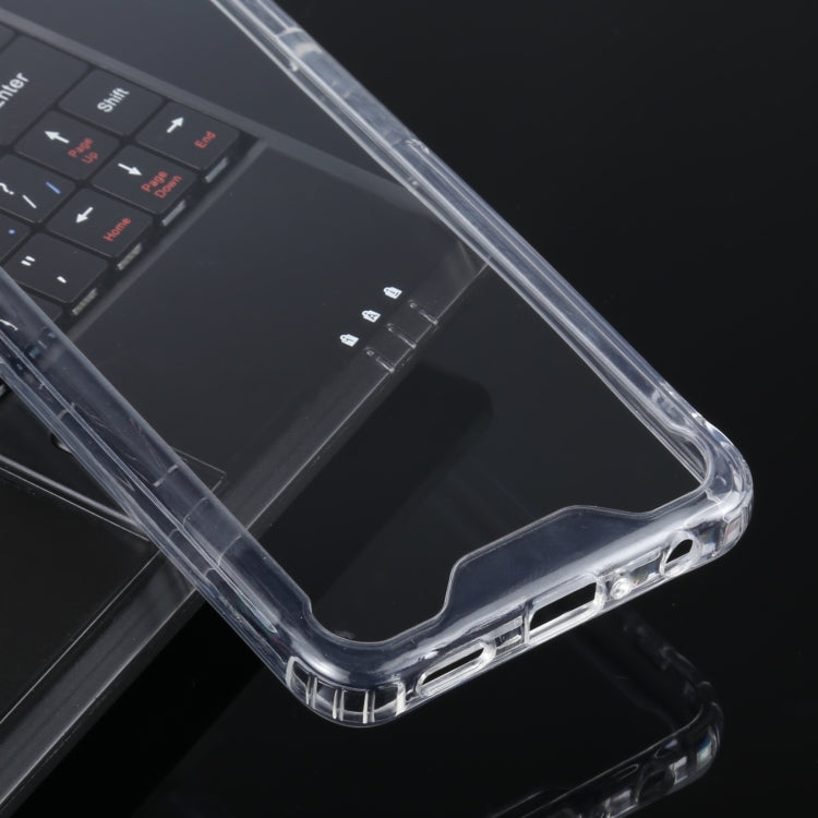 For OPPO A91 Four-corner Shockproof Transparent TPU + PC Protective Case by buy2fix