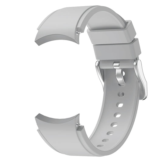 For Samsung Galaxy Watch4 40mm Silicone Watch Band(Light Grey) by buy2fix