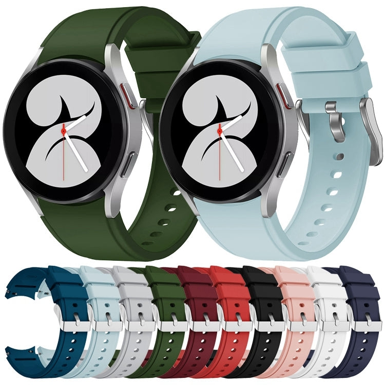 For Samsung Galaxy Watch4 40mm Silicone Watch Band(Pink) by buy2fix