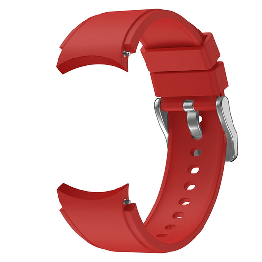 For Samsung Galaxy Watch4 44mm Silicone Watch Band(Red) by buy2fix