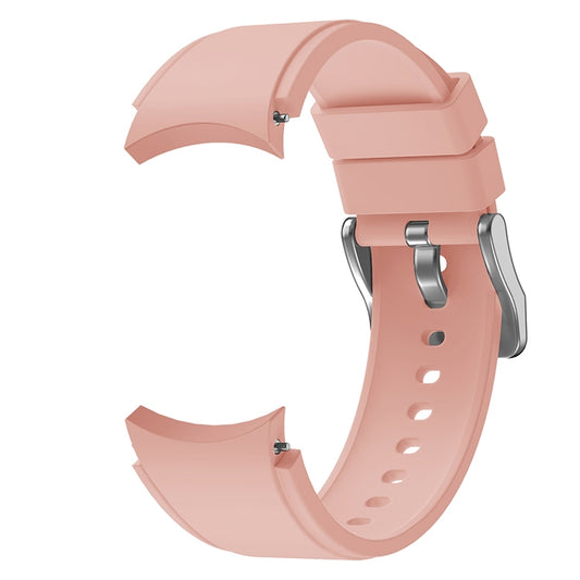 For Samsung Galaxy Watch4 Classic 46mm Silicone Watch Band(Pink) by buy2fix