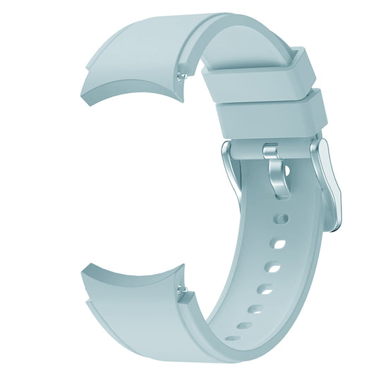 For Samsung Galaxy Watch4 Classic 46mm Silicone Watch Band(Light Blue) by buy2fix