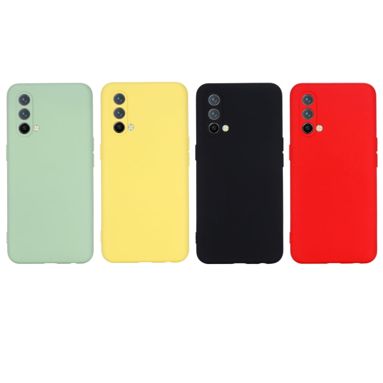 Pure Color Liquid Silicone Shockproof Full Coverage Case For OnePlus Nord CE 5G(Black) by buy2fix