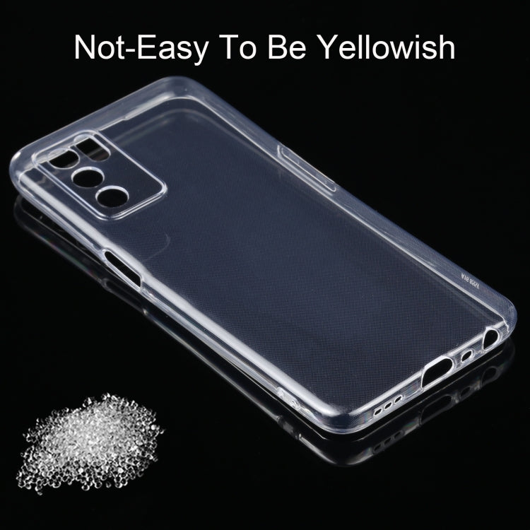 For OPPO A16 0.75mm Ultra-thin Transparent TPU Soft Protective Case by buy2fix