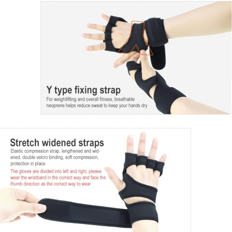 Sports Riding Gloves Silicone pull-up Exercise Gloves, Size:L(Reinforced Black) by buy2fix