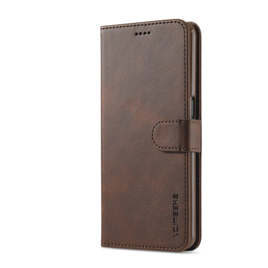 LC.IMEEKE Calf Texture Horizontal Flip Leather Case with Holder & Card Slots & Wallet For OPPO A16(Brown) by LC.IMEEKE