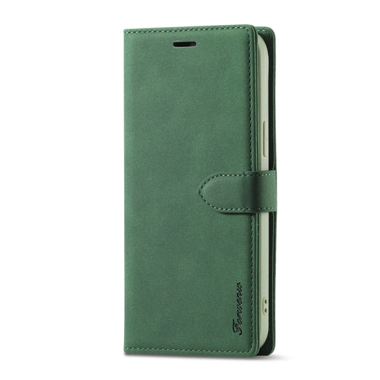 For iPhone 13 Pro Max Forwenw F1 Series Matte Strong Magnetism Horizontal Flip Leather Case with Holder & Card Slots & Wallet & Photo Frame (Green) - iPhone 13 Pro Max Cases by Forwenw | Online Shopping UK | buy2fix
