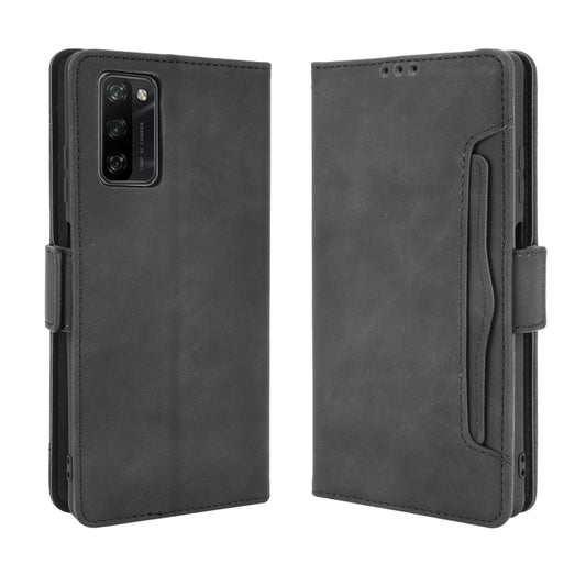 For Blackview A100 Skin Feel Calf Pattern Horizontal Flip Leather Case with Holder & Card Slots & Photo Frame(Black) by buy2fix