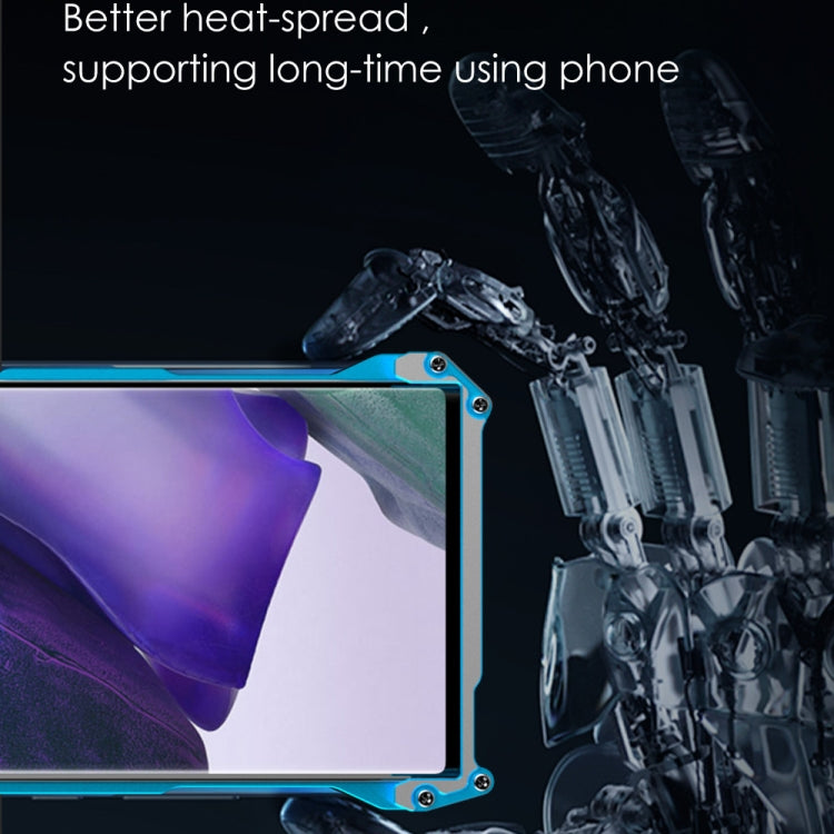 For iPhone 13 Pro Max R-JUST Shockproof Armor Metal Protective Case (Blue) by R-JUST