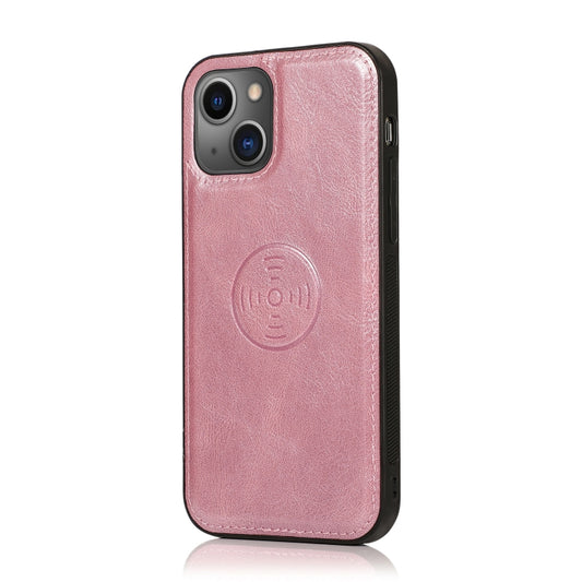 For iPhone 13 Pro Max Strong Magnetic Detachable Horizontal Flip Leather Case with Card Slots & Wallet (Rose Gold) - iPhone 13 Pro Max Cases by buy2fix | Online Shopping UK | buy2fix