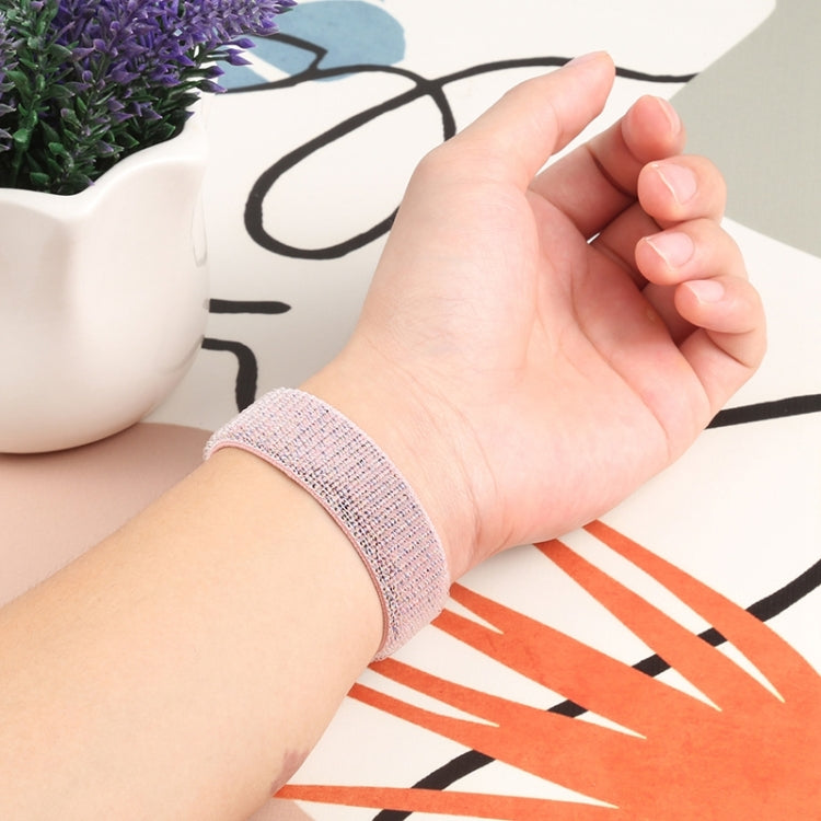 Single Lap Nylon Watch Band, Size: L 165mm For Apple Watch Ultra 49mm&Watch Ultra 2 49mm / Series 9&8&7 45mm / SE 3&SE 2&6&SE&5&4 44mm / 3&2&1 42mm(Dark Navy Blue) by buy2fix