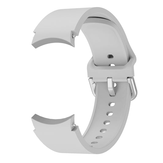 For Samsung Galaxy Watch4 Classic 42mm Universal Silicone Colorful Buckle Watch Band(Grey) by buy2fix