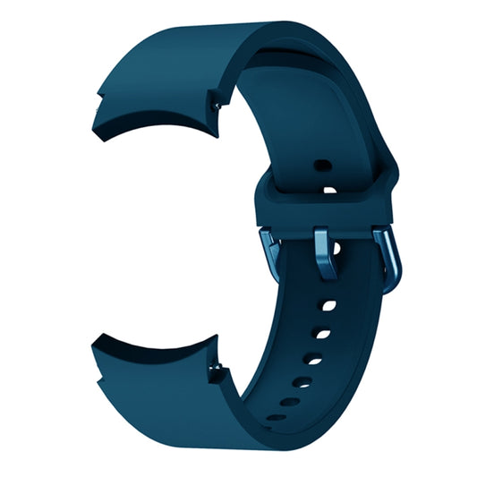 For Samsung Galaxy Watch4 Classic 42mm Universal Silicone Colorful Buckle Watch Band(Dark Blue) by buy2fix