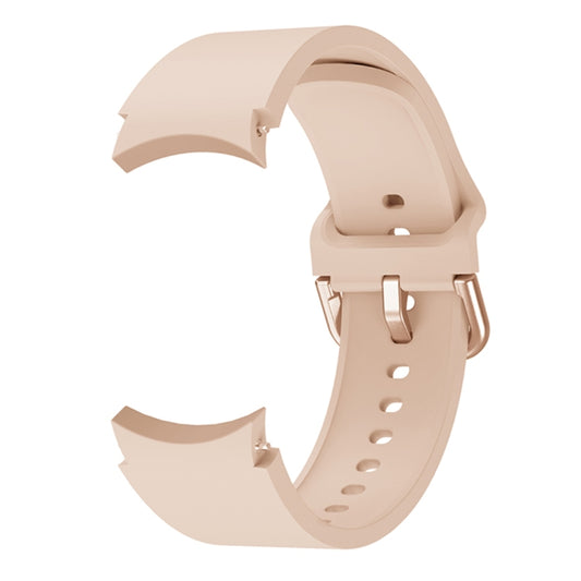 For Samsung Galaxy Watch4 Classic 46mm Universal Silicone Colorful Buckle Watch Band(Pink) by buy2fix