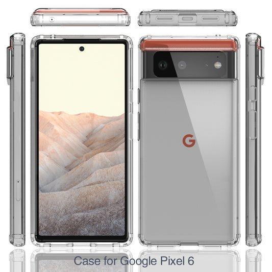 Shockproof Scratchproof TPU + Acrylic Protective Case For Google Pixel 6(Black) by buy2fix