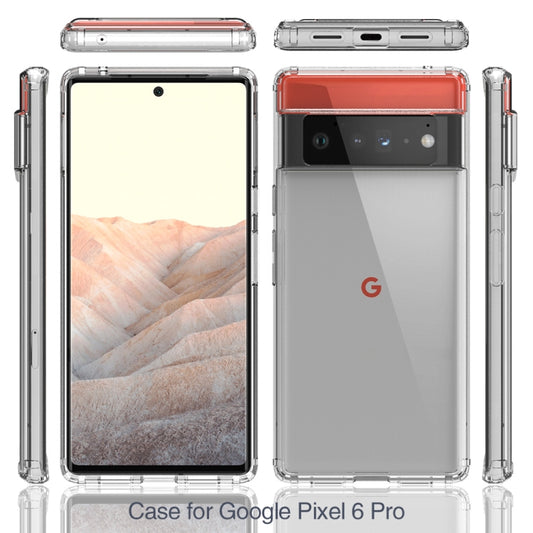 Shockproof Scratchproof TPU + Acrylic Protective Case For Google Pixel 6 Pro(Black) by buy2fix