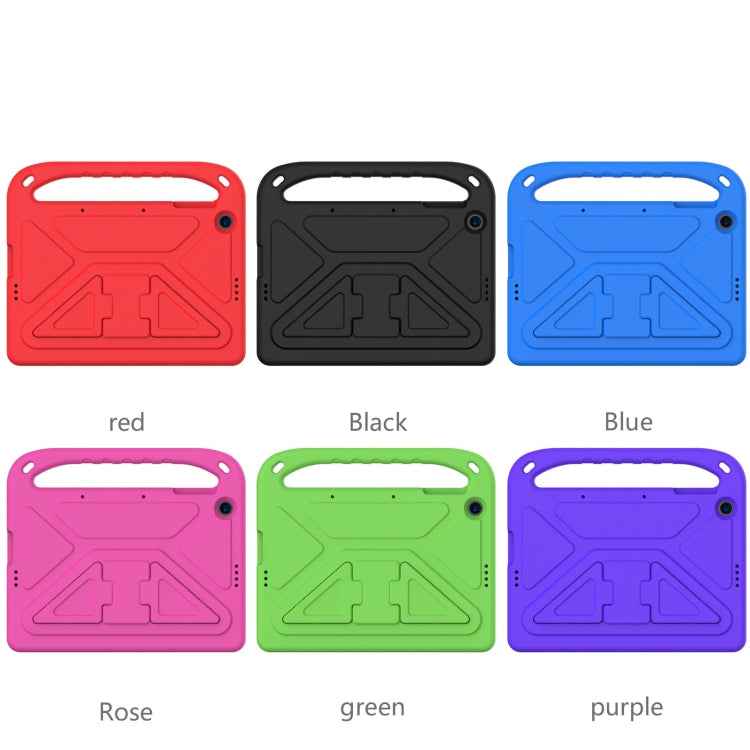 For Huawei Enjoy Tablet 2 / MatePad T10 / T10s Portable Handle EVA Shockproof Anti Falling Protective Case with Triangle Holder(Rose Red) by buy2fix