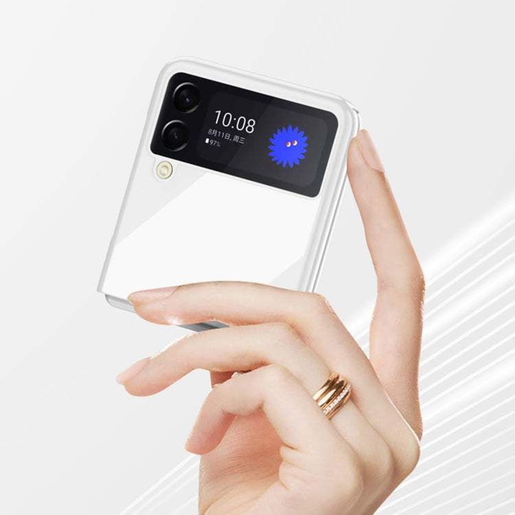 For Samsung Galaxy Z Flip3 5G Shockproof Piano Paint Protective Case(Black) by buy2fix