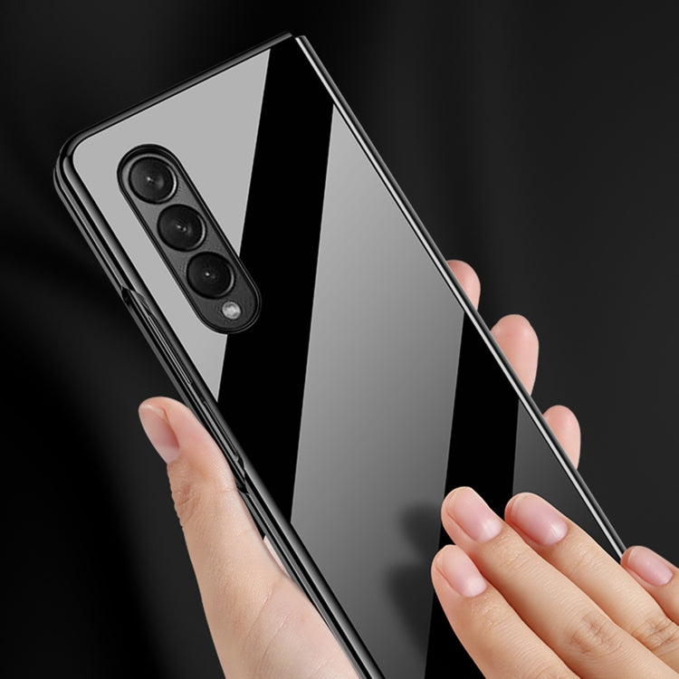 For Samsung Galaxy Z Fold3 5G Shockproof Piano Paint Protective Case(Green) by GKK