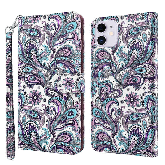 For iPhone 13 Pro 3D Painting Pattern Horizontal Flip TPU + PU Leather Case with Holder & Card Slots & Wallet (Swirl Pattern) - iPhone 13 Pro Cases by buy2fix | Online Shopping UK | buy2fix