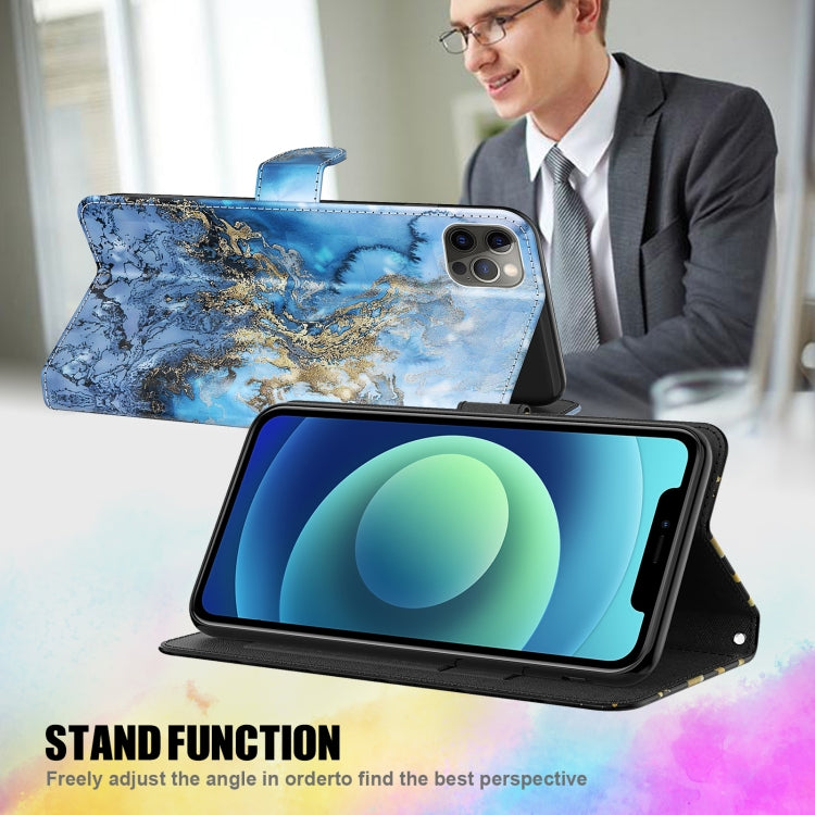 For iPhone 13 Pro Max 3D Painting Pattern Horizontal Flip TPU + PU Leather Case with Holder & Card Slots & Wallet (Milky Way) by buy2fix
