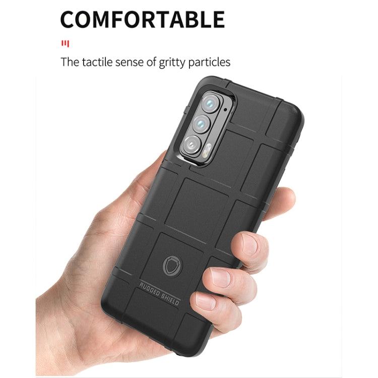 Full Coverage Shockproof TPU Case For Motorola Moto Edge 2021(Black) by buy2fix