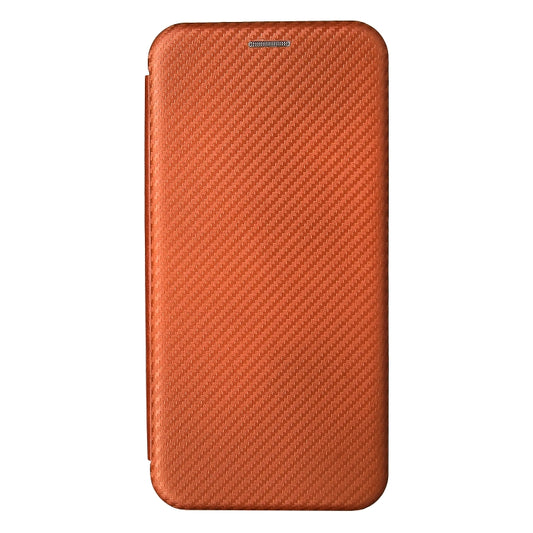 Carbon Fiber Texture Horizontal Flip TPU + PC + PU Leather Case with Card Slot For Xiaomi Redmi 10(Brown) by buy2fix