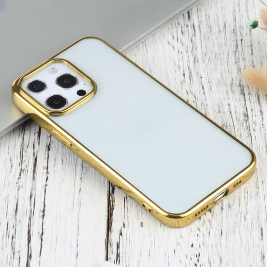 For iPhone 13 Pro Max Ultra-thin Electroplating TPU Protective Case (Gold) by buy2fix