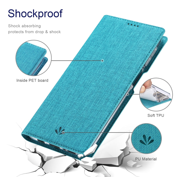For Sony Xperia 10 III ViLi DMX Series Shockproof TPU + PU Leather Magnetic Attraction Horizontal Flip Case with Card Slot & Holder(Blue) - Sony Cases by ViLi | Online Shopping UK | buy2fix