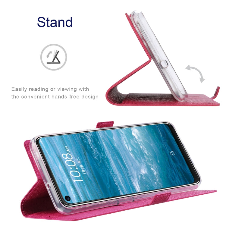 ViLi K Series Shockproof TPU + PU Leather Magnetic Buckle Horizontal Flip Case with Card Slots & Wallet & Holder For Motorola Moto Edge 20 Lite(Rose Red) by ViLi