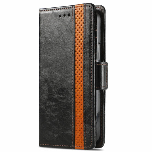 For Doogee X96 Pro CaseNeo Business Splicing Dual Magnetic Buckle Horizontal Flip PU Leather Case with Holder & Card Slots & Wallet(Black) by buy2fix