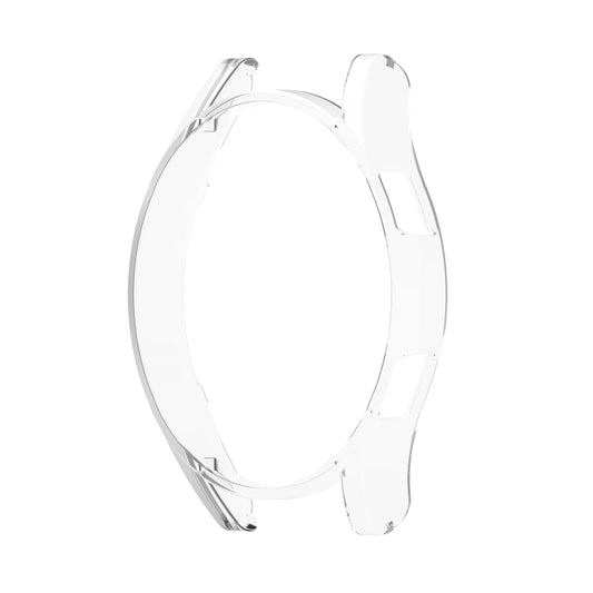 For Samsung Galaxy Watch4 Classic 42mm Half Coverage Hollowed PC Protective Case(Transparent White) by buy2fix