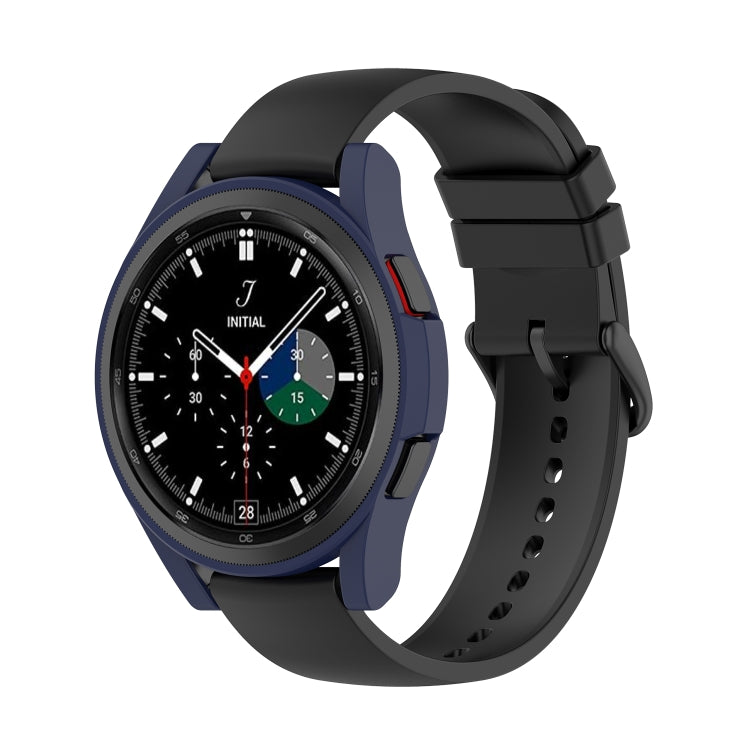 For Samsung Galaxy Watch4 Classic 42mm Half Coverage Hollowed PC Protective Case(Midnight Blue) by buy2fix