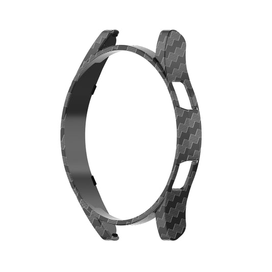 For Samsung Galaxy Watch4 Classic 46mm Half Coverage Hollowed PC Protective Case(Carbon Fibre) by buy2fix