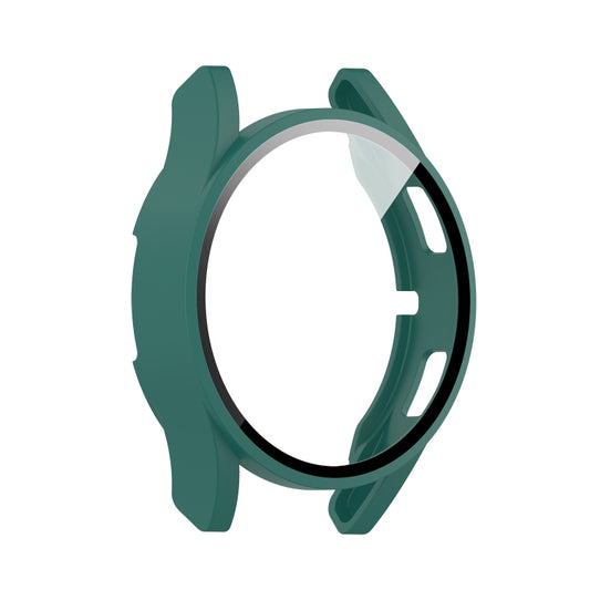 For Samsung Galaxy Watch4 40mm PC Protective Case with Tempered Glass Film(Green) by buy2fix
