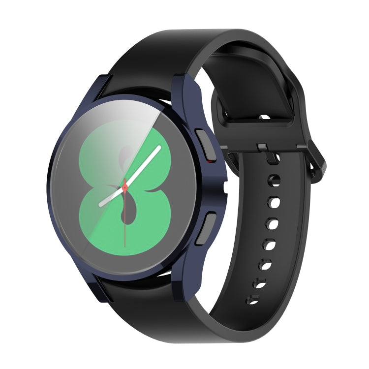 For Samung Galaxy Watch4 40mm Full Coverage TPU Electroplating Protective Case Cover(Midnight Blue) by buy2fix