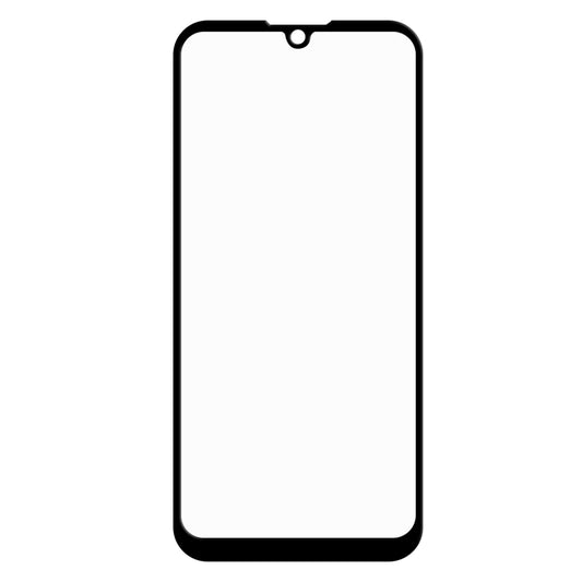For Motorola Moto E6i Full Glue Full Cover Screen Protector Tempered Glass Film by buy2fix