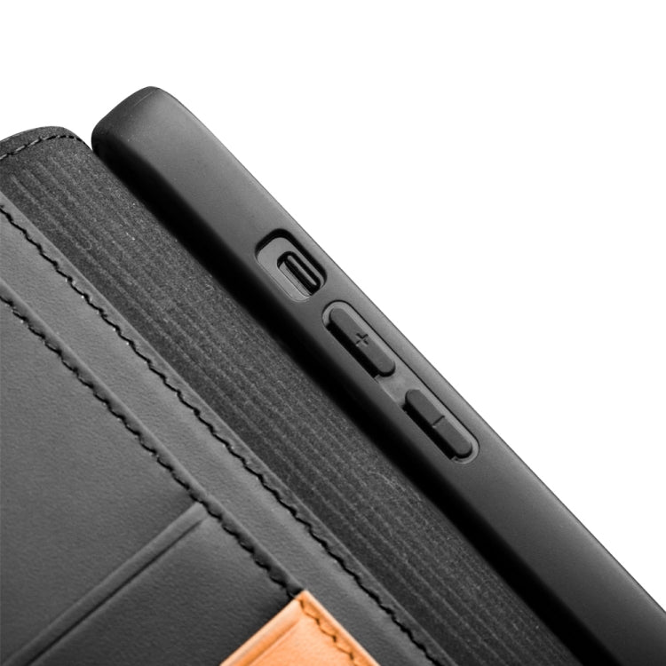 For iPhone 13 QIALINO Business Horizontal Flip Leather Case with Holder & Card Slots & Wallet(Black) by QIALINO