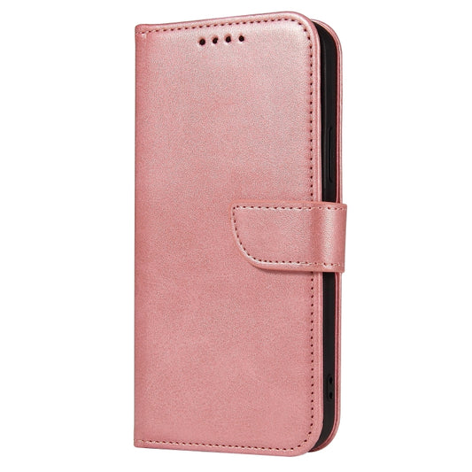 For iPhone 13 Pro Calf Texture Buckle Horizontal Flip Leather Case with Holder & Card Slots & Wallet (Rose Gold) by buy2fix