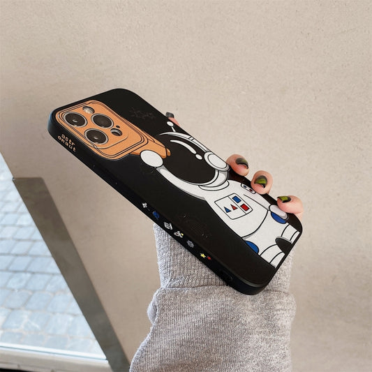 For iPhone 11 Pro Spaceman Binoculars Shockproof Protective Case (Black) by buy2fix